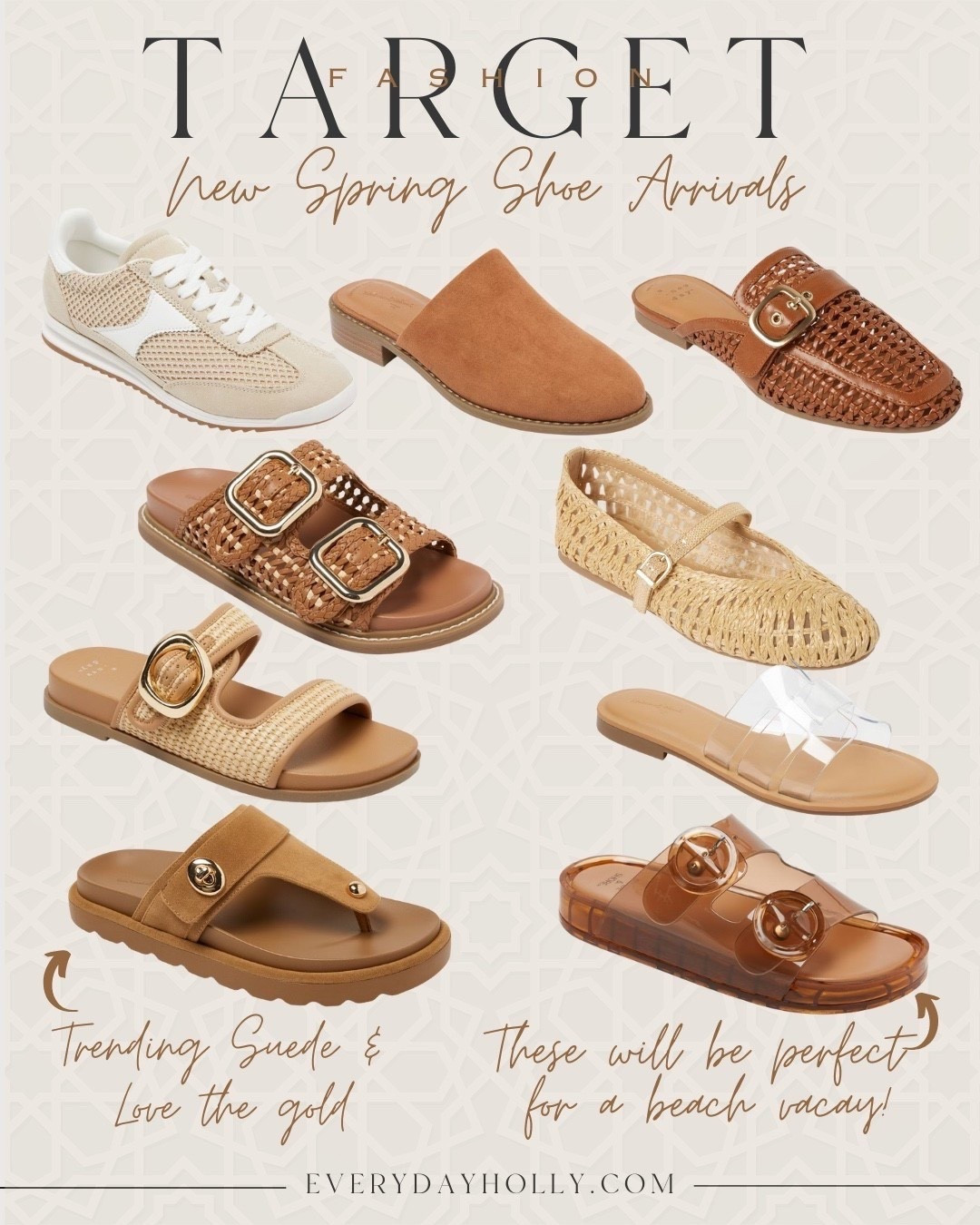 Target spring shoe new arrivals. Love the cute neutral sneakers and the slides that will carry you into summer. The Mary Jane’s are super cute!! 

#LTKTravel #LTKSeasonal #LTKgrwm