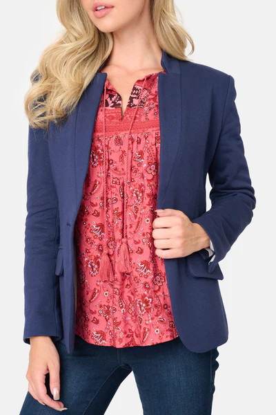 Notch Collar Blazer | Gibson