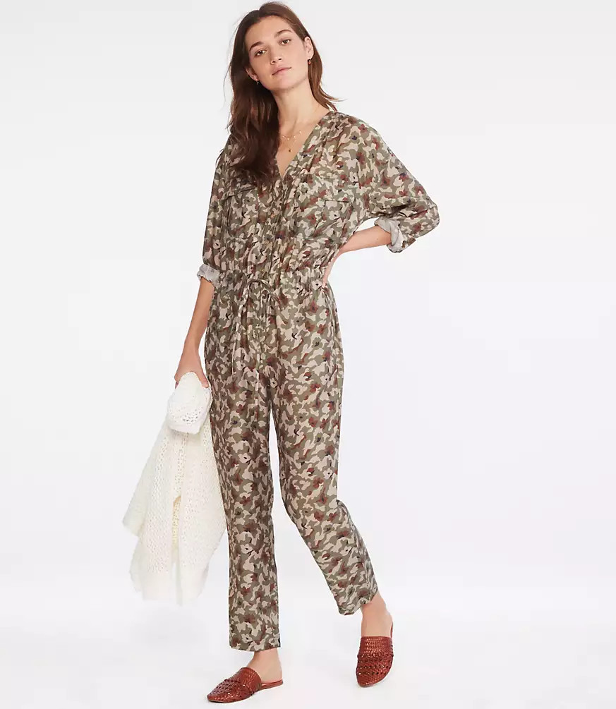 Camo Utility Jumpsuit | Lou & Grey (US)