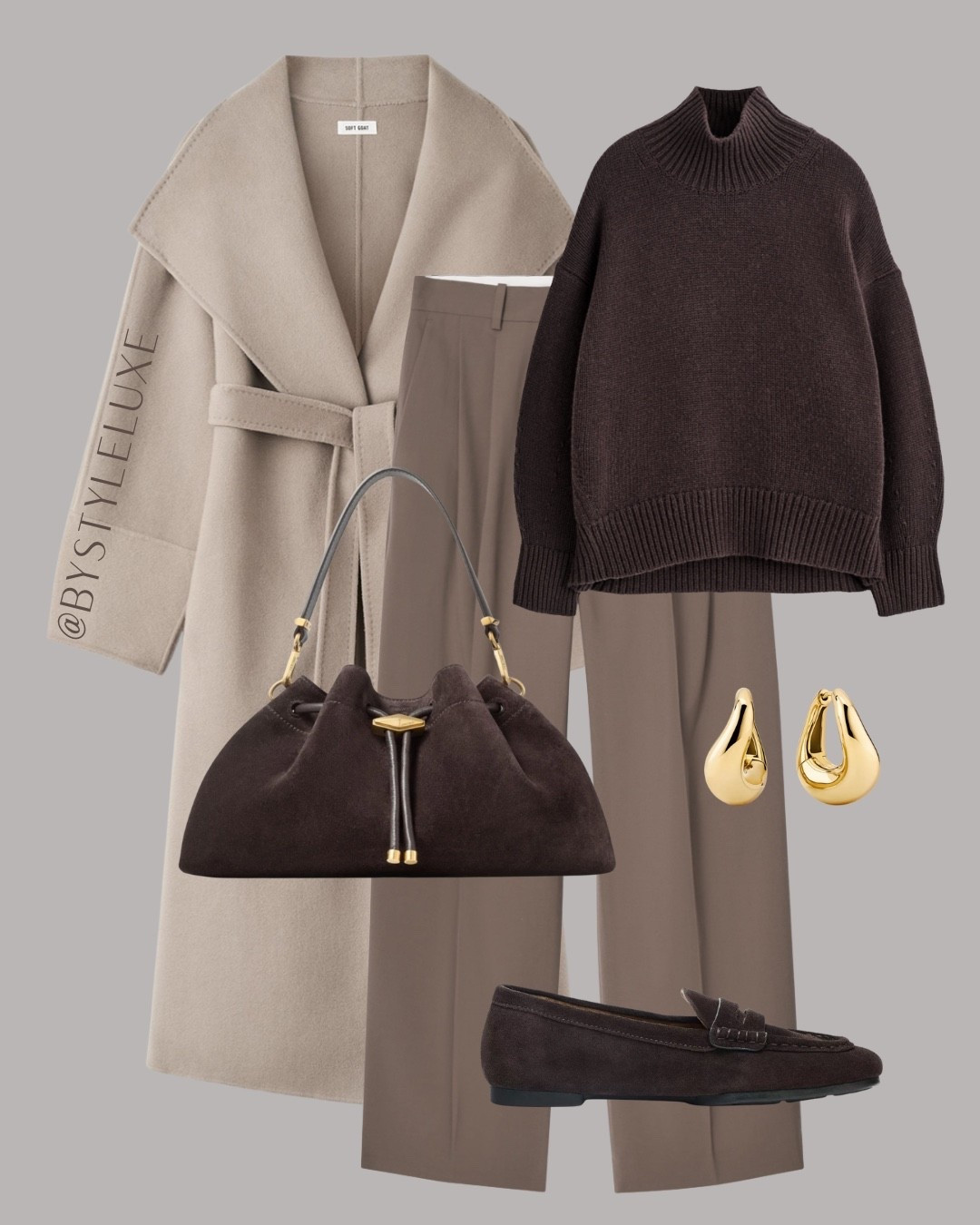 TAILORED TROUSERS - everyday smart and workwear inspo with this gorg brown cashmere jumper and suede loafers 

#coat #autumnoutfit #tailoredtrousers

#LTKshoes #LTKworkwear #LTKautumn