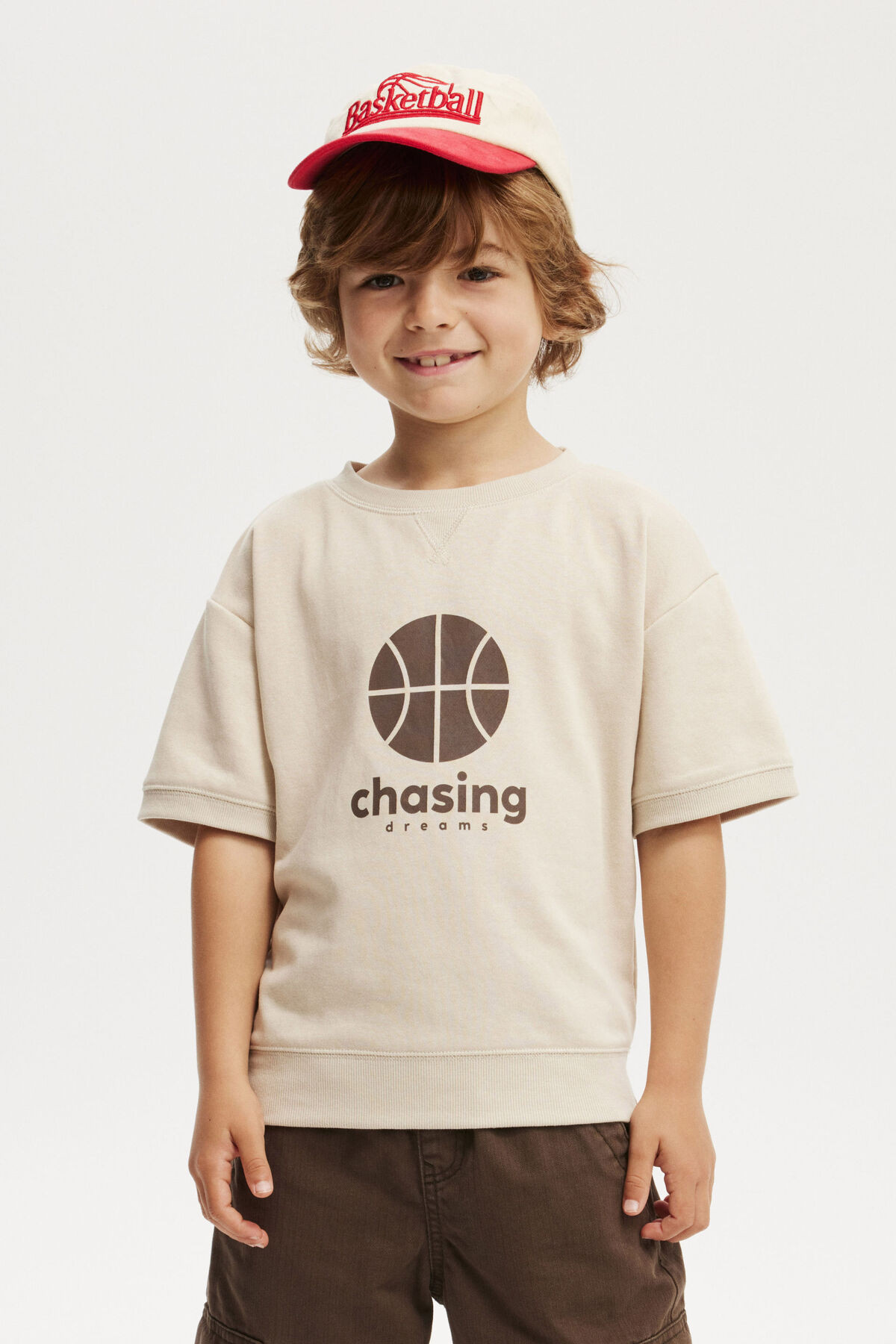 Sandy Short Sleeve Sports Crew | Cotton On (US)