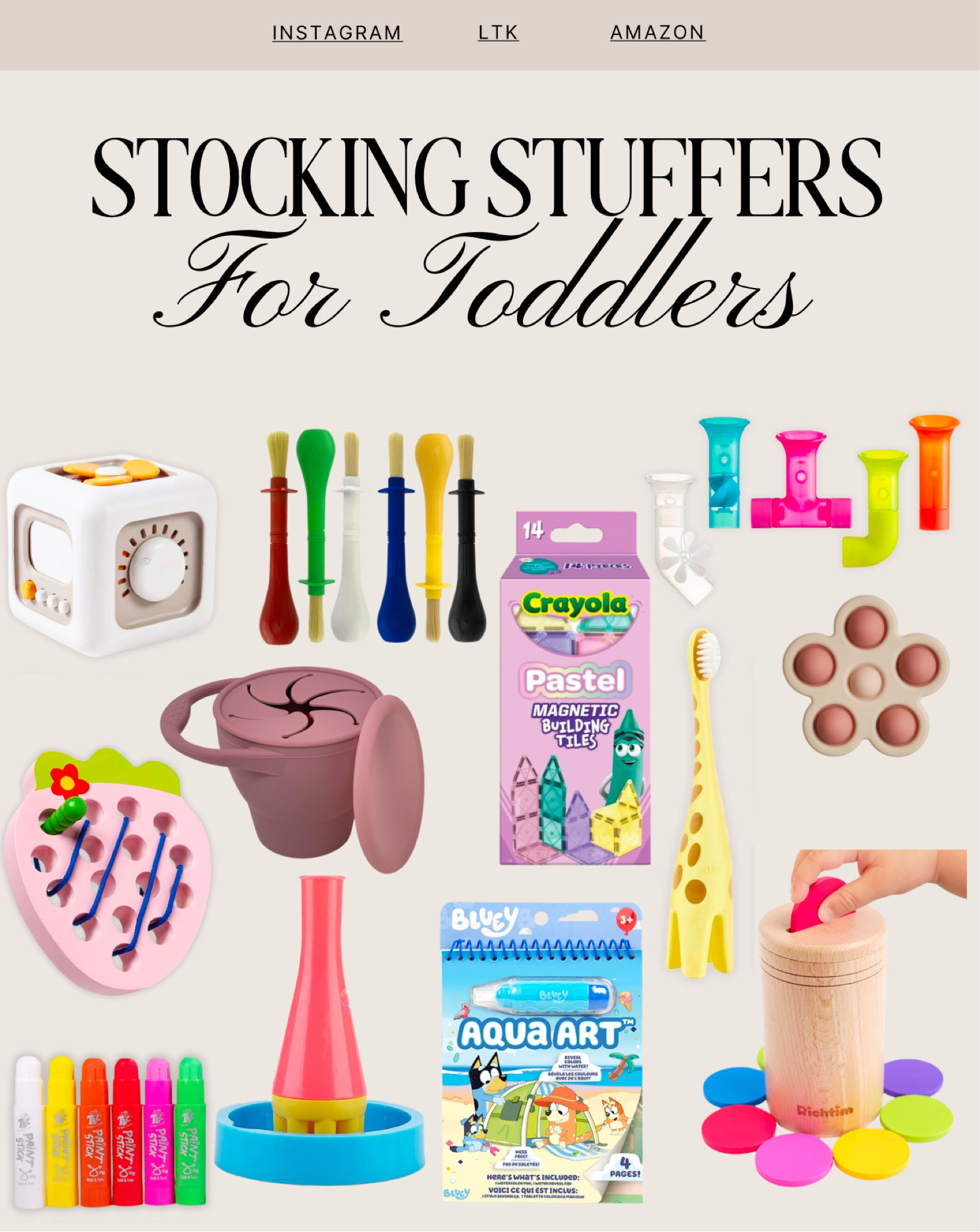 Stocking Stuffers For Toddlers

#LTKHoliday #LTKKids #LTKGiftGuide