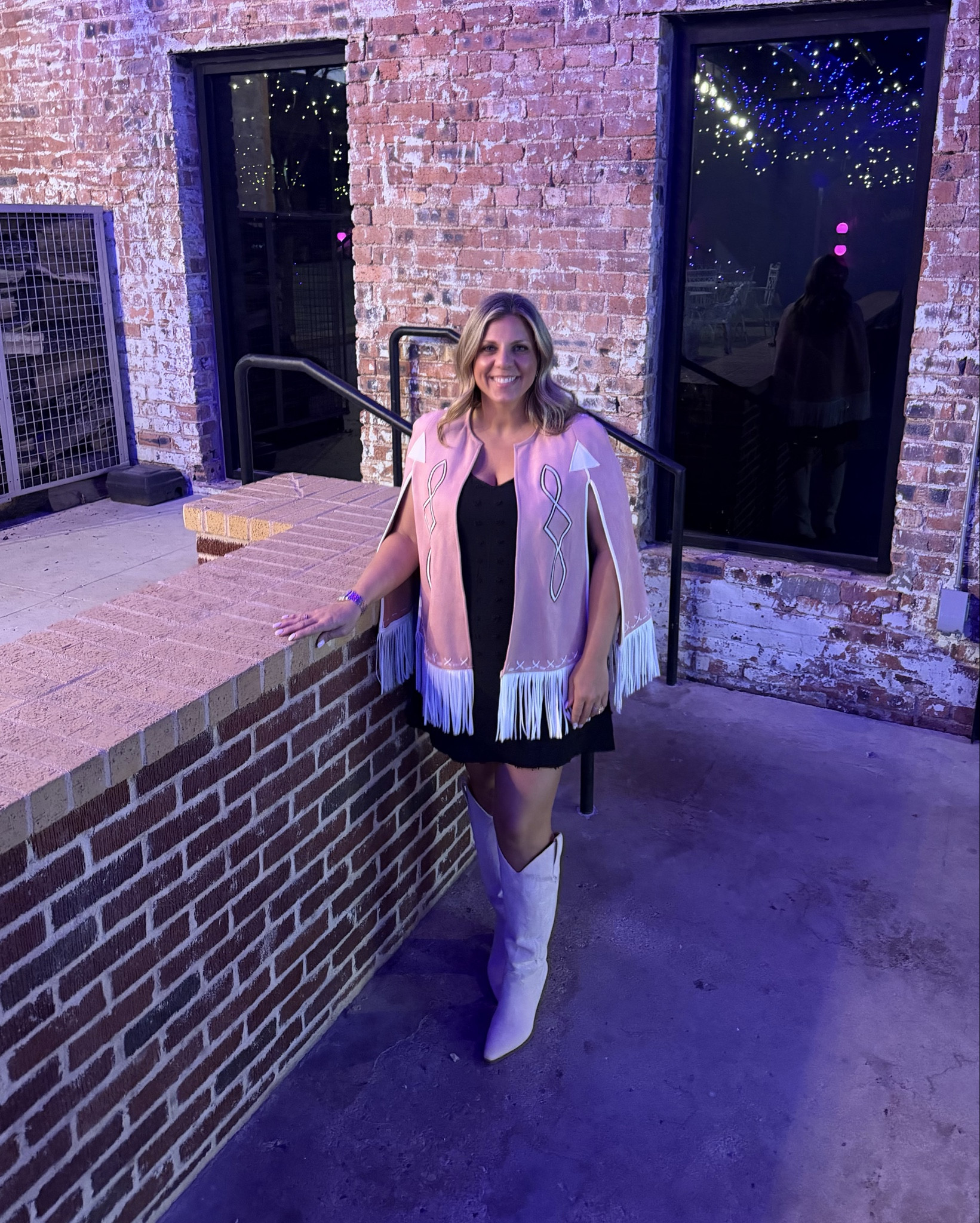 outfit of the night featuring these Amazon boots that I love! ((Fringe Shawl is Blue B Collection💗))

#LTKootd #LTKgrwm #LTKmomlife