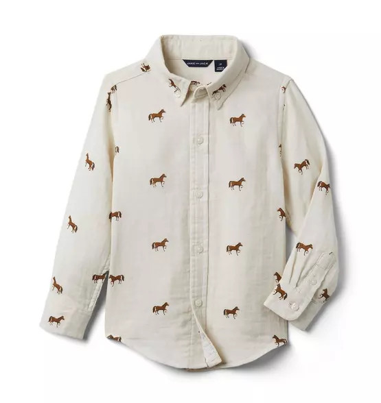 Horse Print Shirt | Janie and Jack