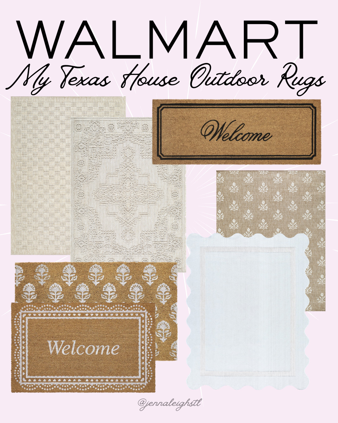 Outdoor but make it elevated ✨ My Texas House rugs at Walmart are so beautiful. 

 #LTKSeasonal #LTKHome