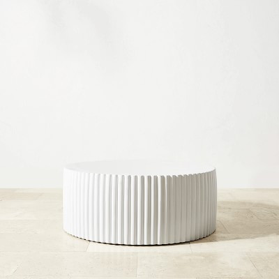 Tropea Fluted Round Coffee Table | Williams-Sonoma