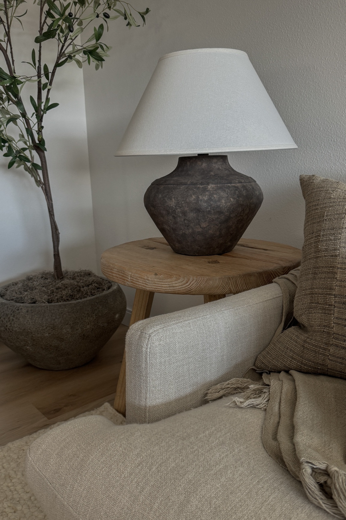 Neutral Living Room 🤎

Accent table, organic decor, neutral decor, organic lamp, textured lamp, planter, faux olive tree, living room decor, neutral home

#LTKHome