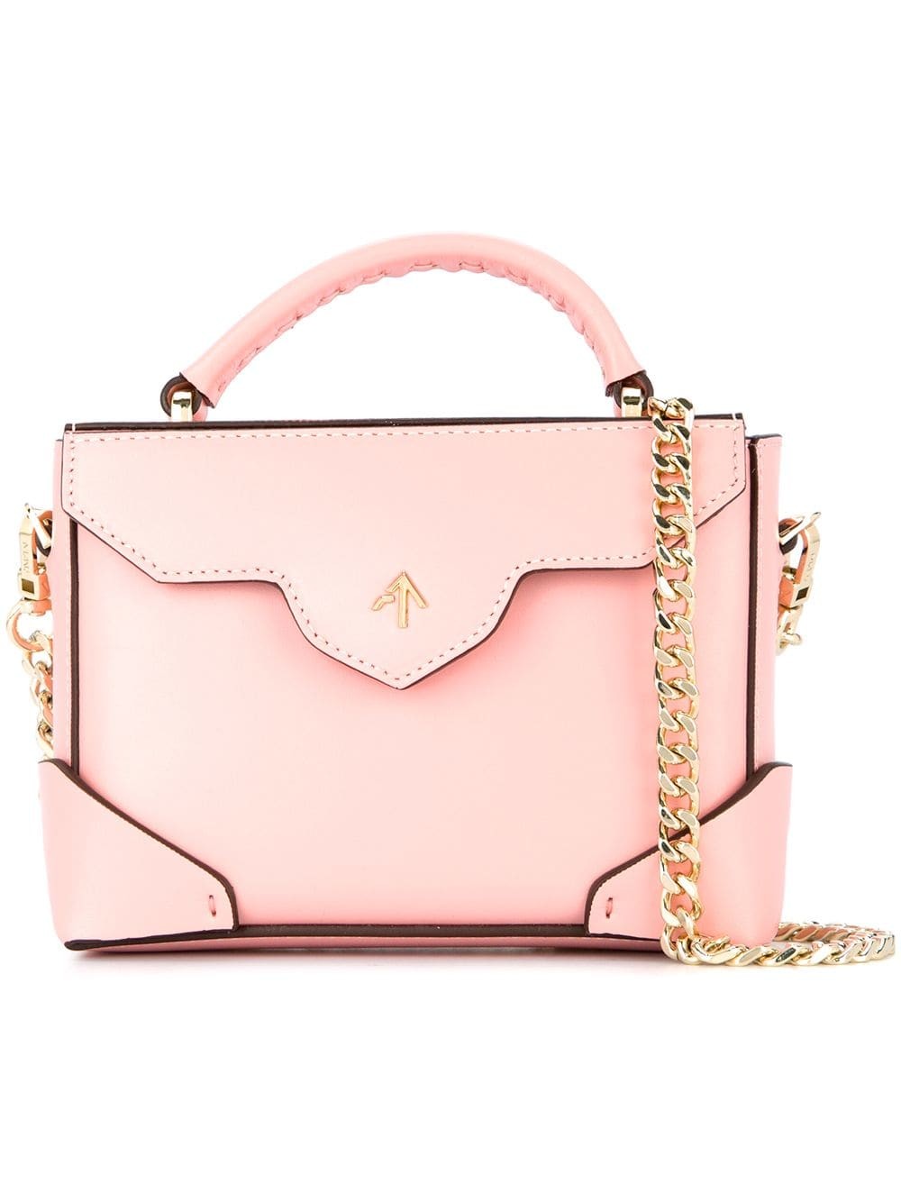 Manu Atelier micro Bold crossbody bag - Pink | FarFetch Global