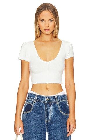 x Intimately FP Keep Me Warm Crop Top In Ivory
                    
                    Free Peop... | Revolve Clothing (Global)