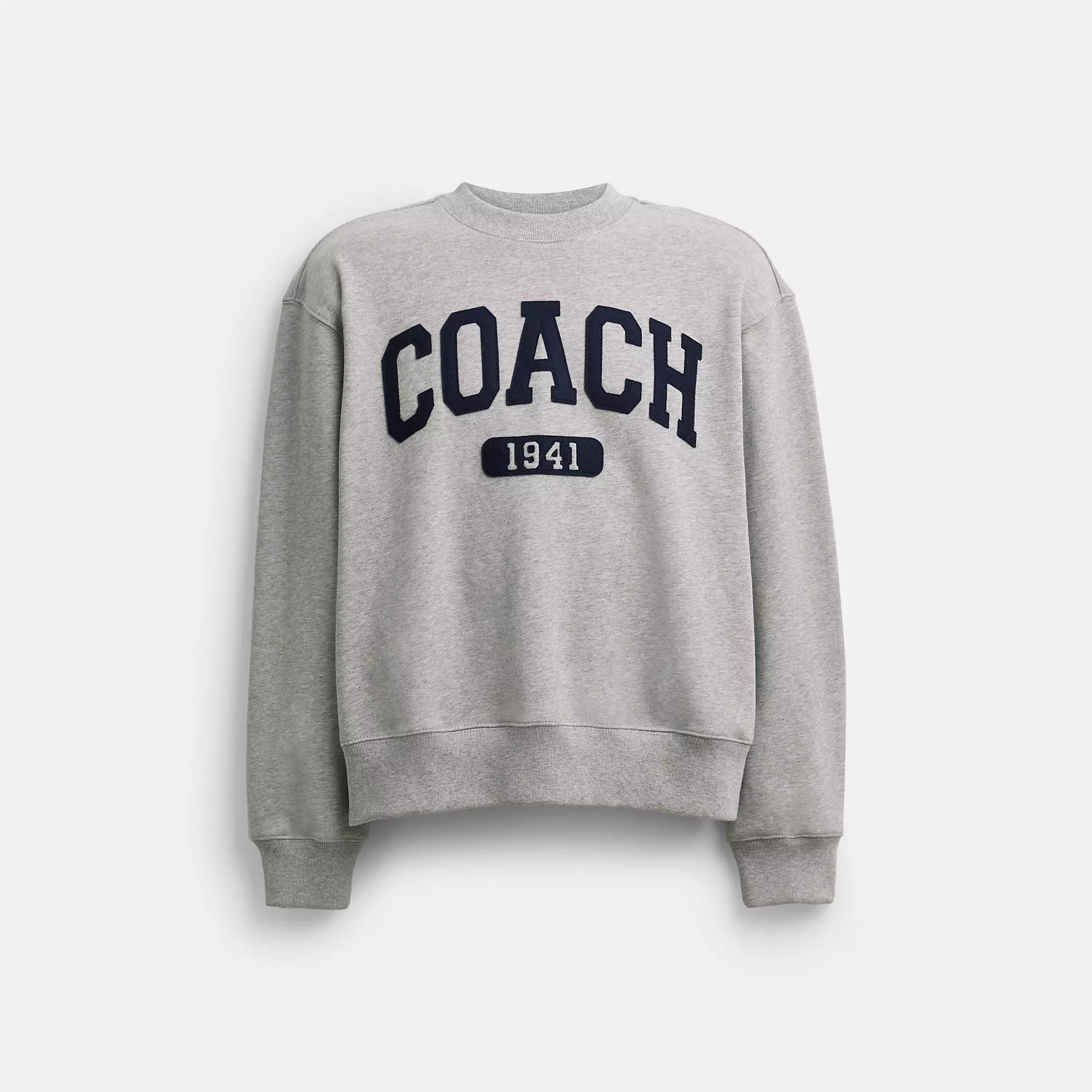 Sporty Signature Boyfriend Crewneck Sweatshirt | Coach Outlet CA