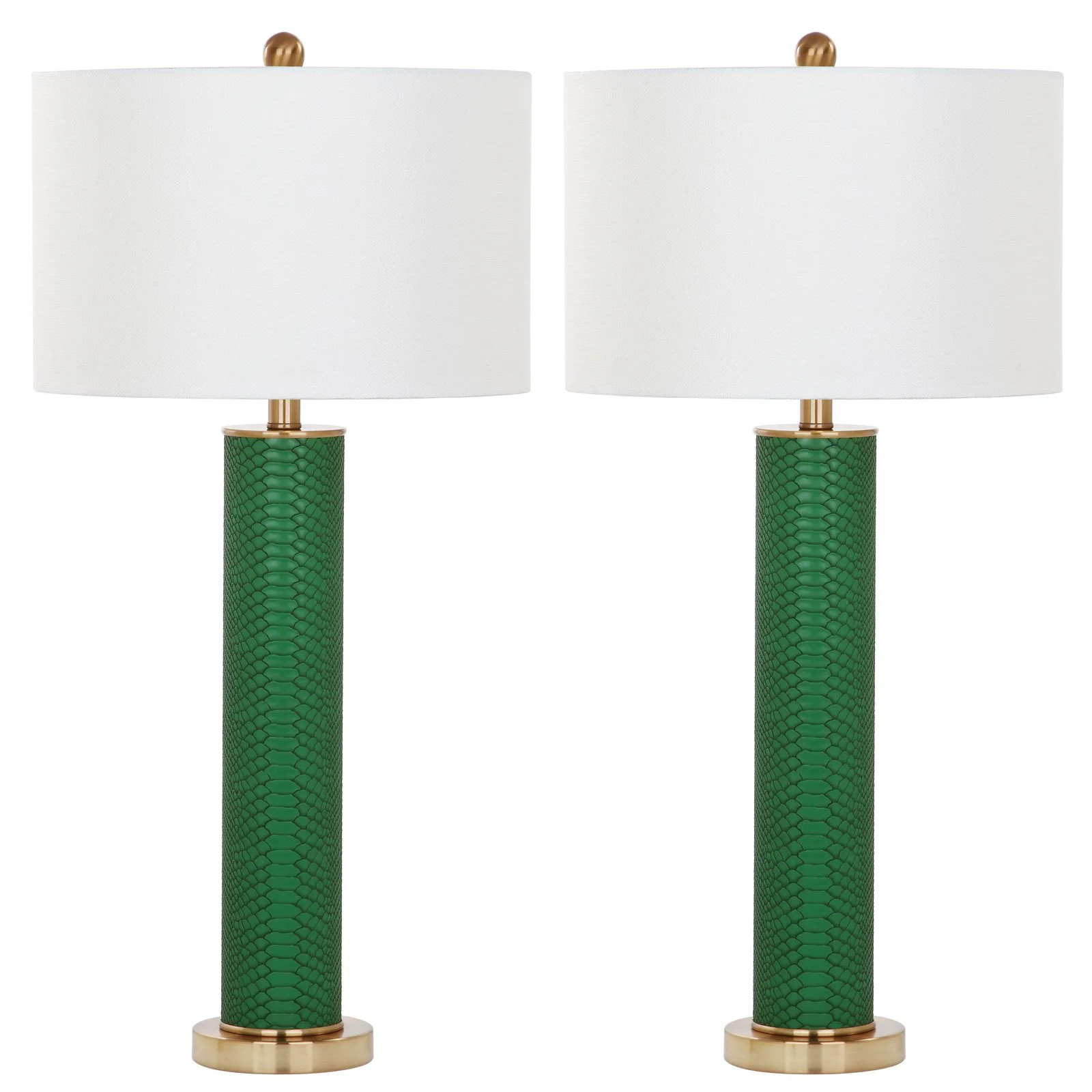 Safavieh Ollie 31.5 in. H Faux Column Table Lamp, Set of 2 | Walmart (US)