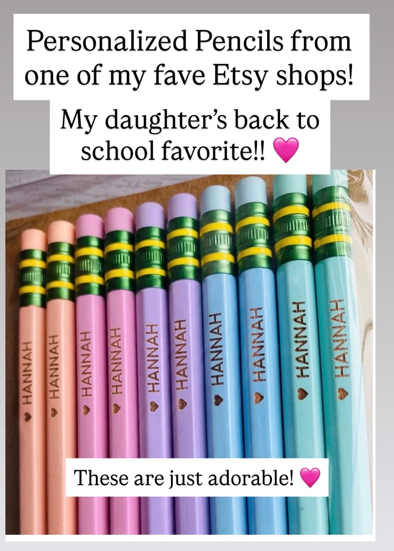 Personalized pencils

#LTKKids