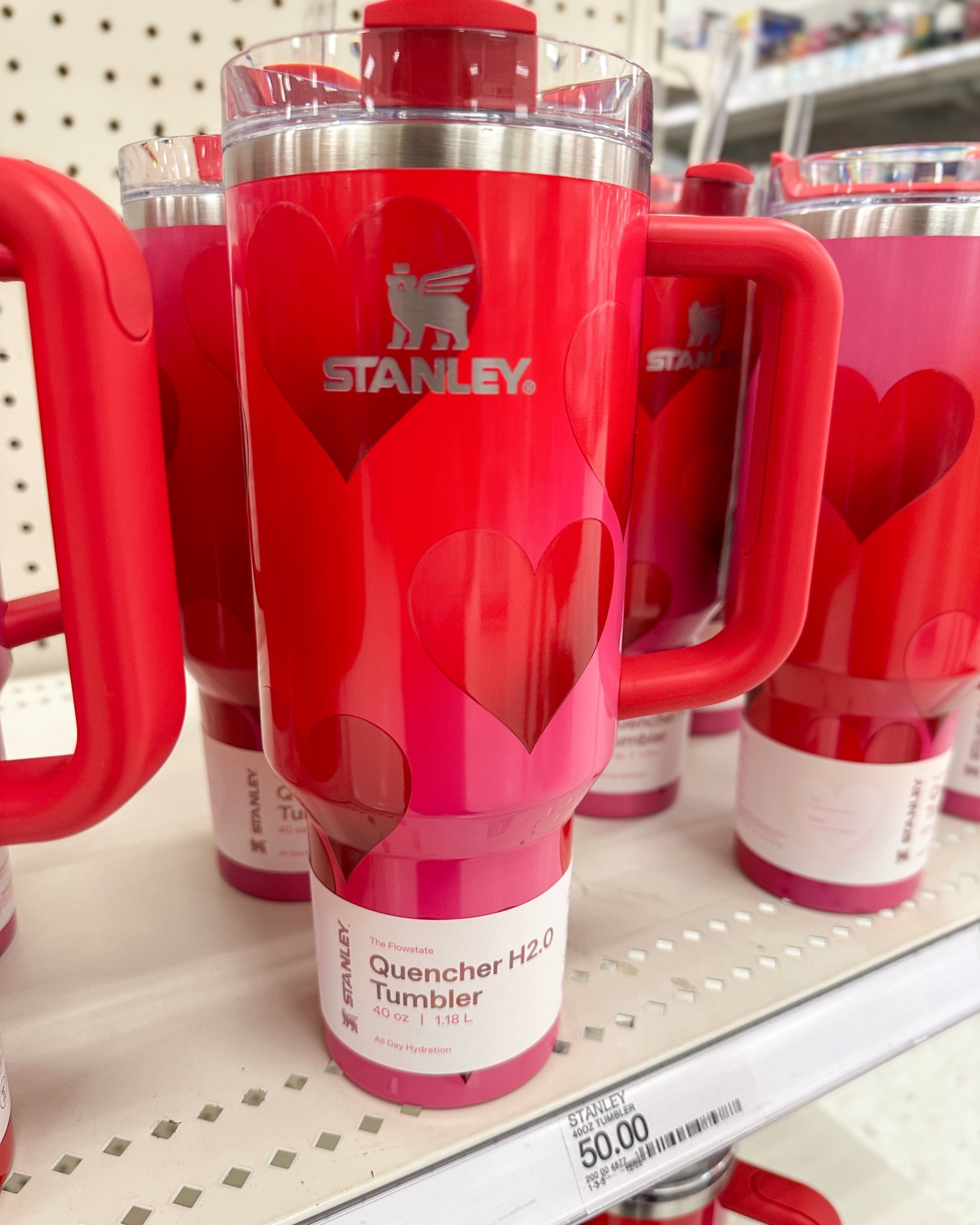 Valentine’s Day Stanley 40oz tumblers are only $50 at Target! 

Fill this with chocolate and gift it to your gal pals 🫶🏼 #ValentinesDay #StanleyCup #TargetFinds #Target #Vday

#LTKFindsUnder100 #LTKSeasonal