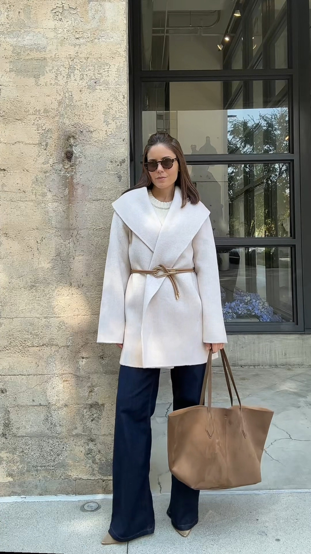 Chic fall workwear outfit 🤎

Coat
Cotton sweater 
Jeans (use code KARLA15) 
Suede boots 

#LTKStyleTip #LTKHoliday #LTKWorkwear