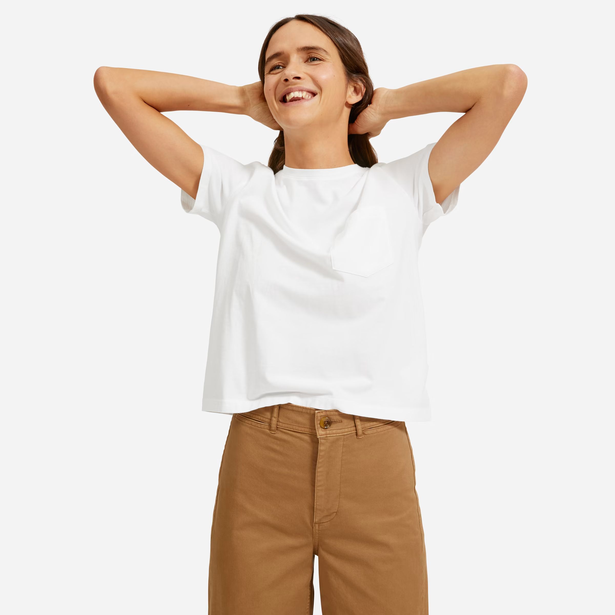 The Organic Cotton Box-Cut Tee | Everlane