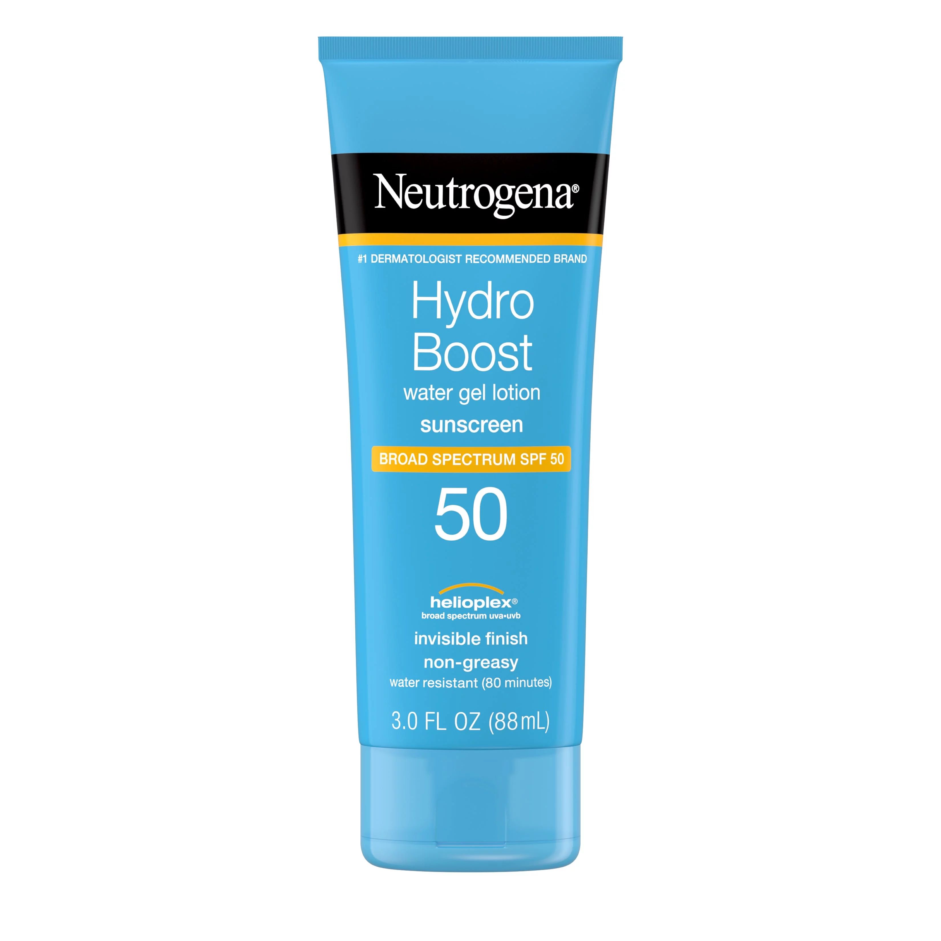 Neutrogena Hydro Boost Moisturizing Sunscreen Lotion, SPF 50, 3 fl. oz | Walmart (US)