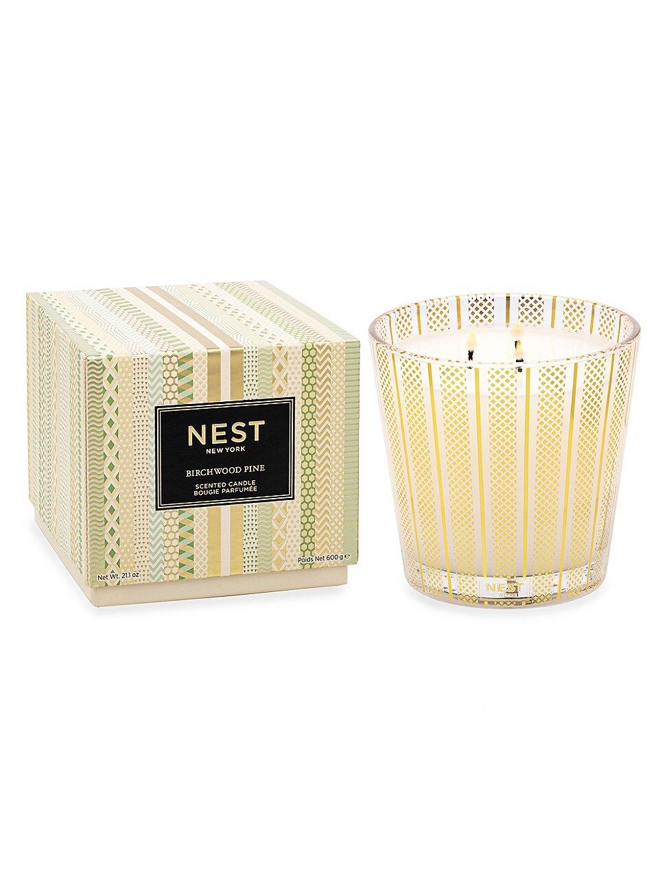 Birchwood Pine 3-Wick Scented Candle | Saks Fifth Avenue