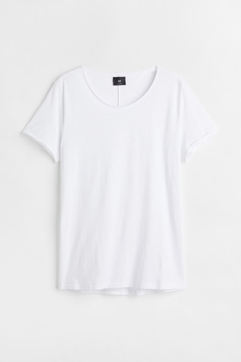 Raw-edge T-shirt | H&M (US + CA)