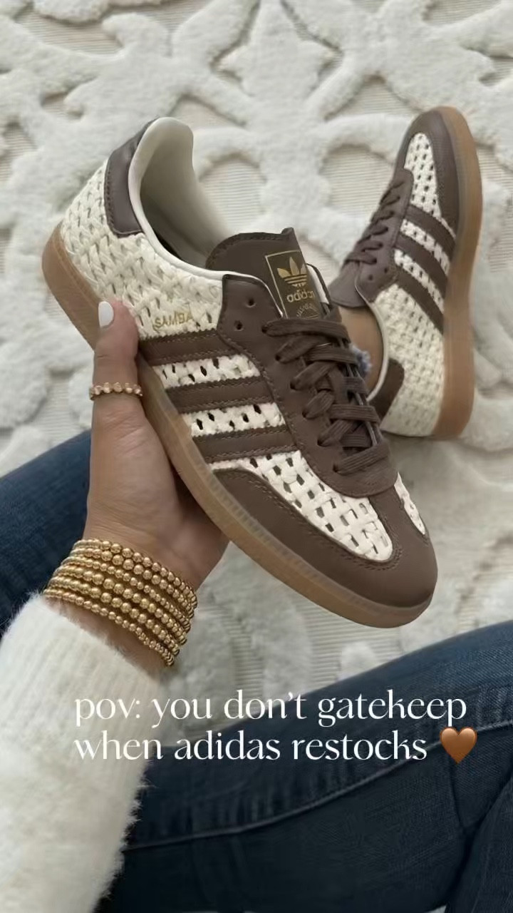 
comment sneakers and i’ll send you the details! 

These adidas sneakers are finally back in stock and already selling out 😭 runs a half size big so size down 🤎

#adidassambas #sneakerfinds #ltkstyle #amazonfashion #dealsforthegirls