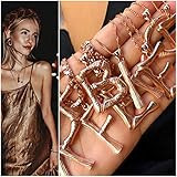 925 Sterling Silver Bamboo Initial Personalized Necklace with Thin Chain | Amazon (US)