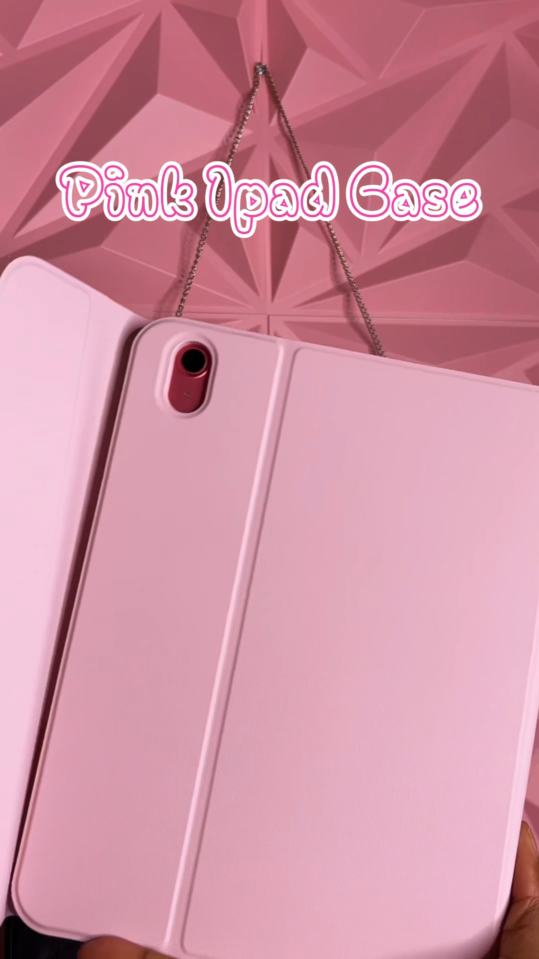 Pink ipad means you need pink accessories to go with it 🤭💕🎀. This case comes with a magnetic keyboard and you can prop your ipad up with it! #ipad10thgen #ipadaccessories #backtoschool #pinkipad #amazonfinds