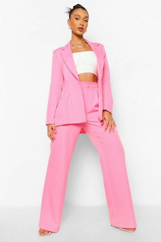 Mix & Match Brights Wide Leg Pants | Boohoo.com (US & CA)