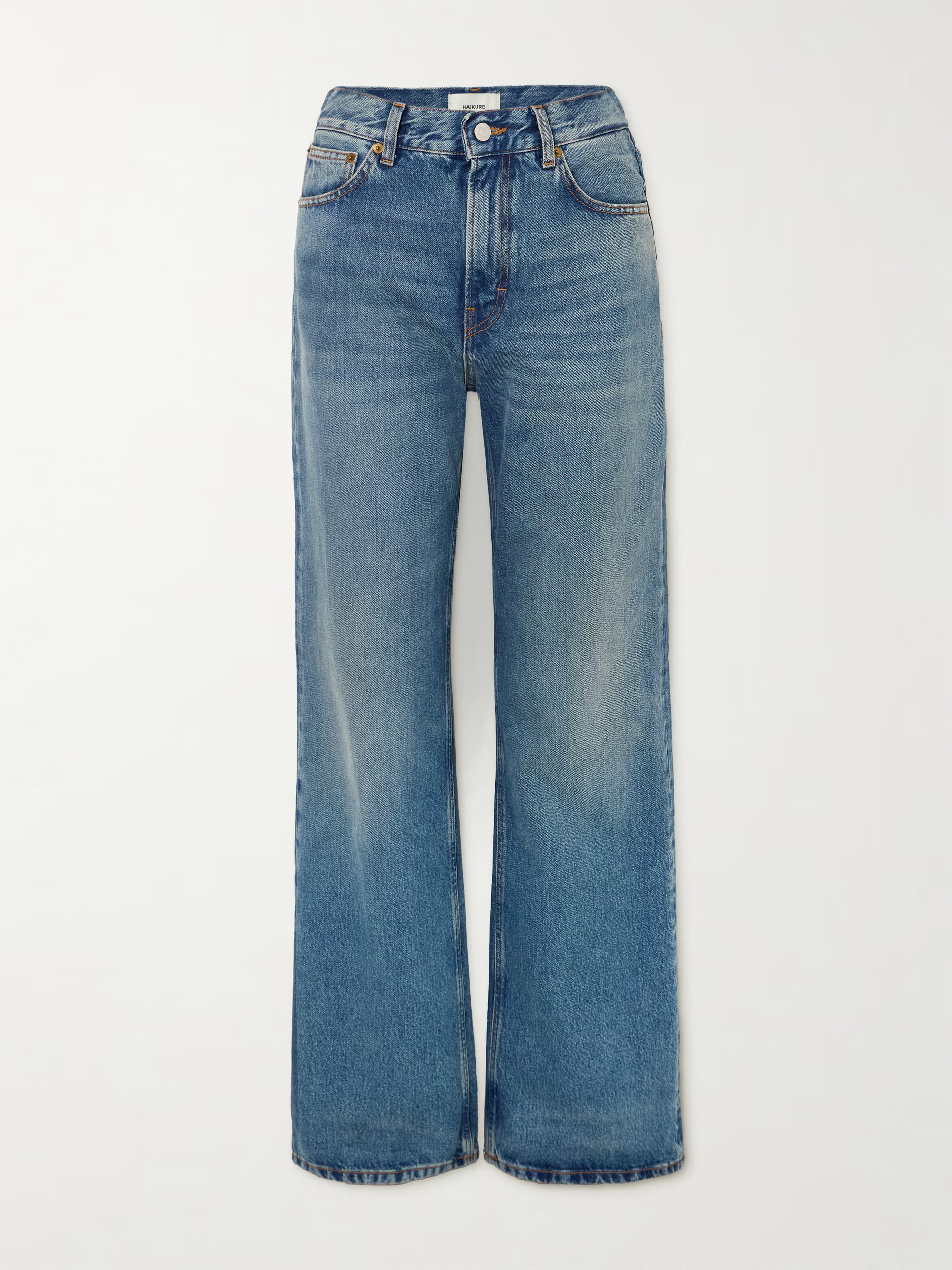 Korea high-rise wide-leg jeans | NET-A-PORTER (US)