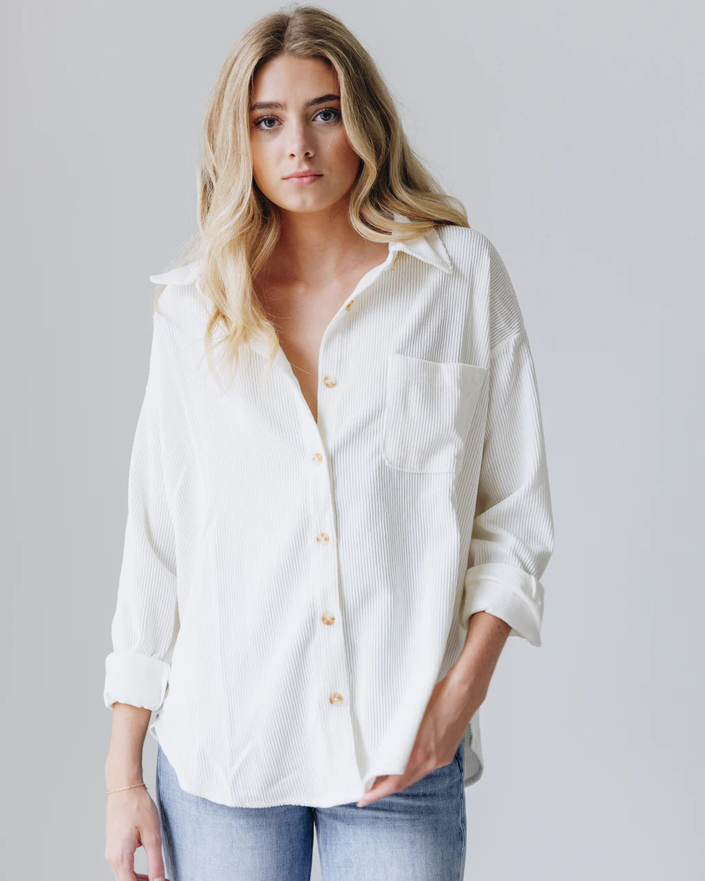 Montana Corduroy Button Up | City and Stars