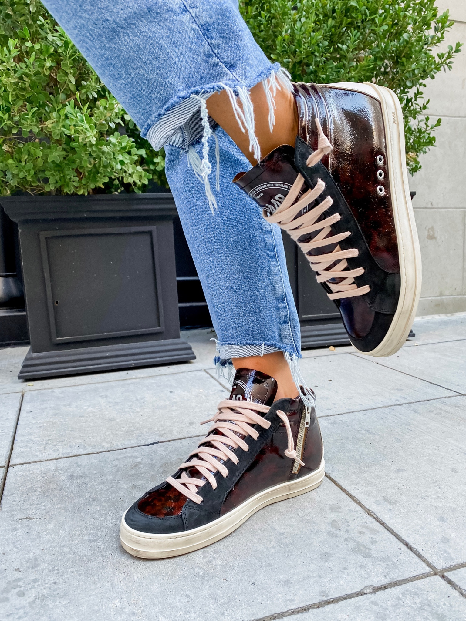 P448 skate high top sneaker deals