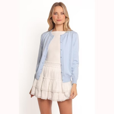 Petal and Pup Bliss Cardigan - Pale Blue XS | Target