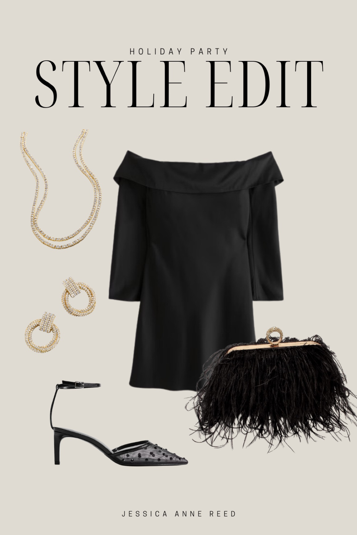Holiday dress, black dress, holiday outfit, feather clutch, holiday look

#LTKParties #LTKSeasonal #LTKHoliday