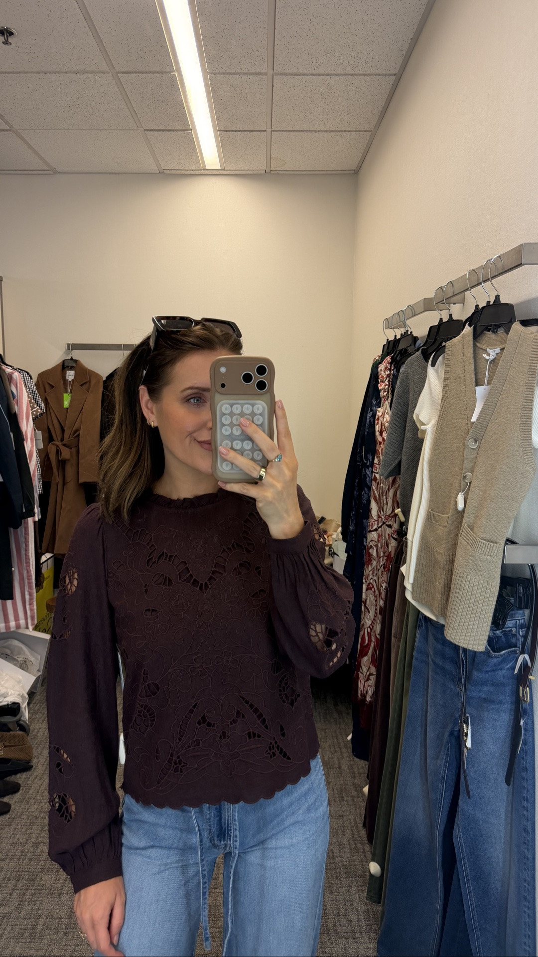 Nordstrom anniversary sale eyelet fall top

#LTKSaleAlert