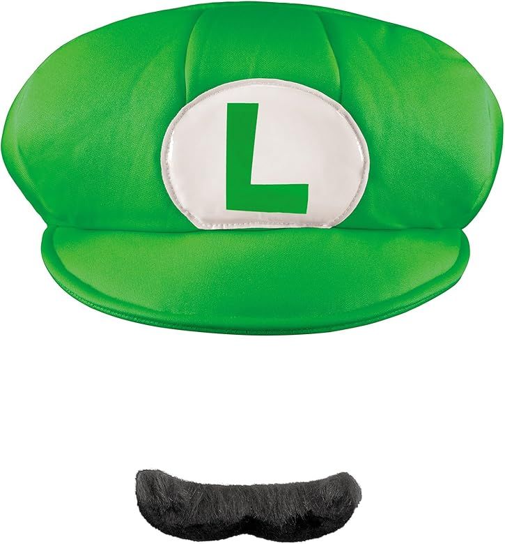Disguise Luigi Adult Hat and Mustache | Amazon (US)