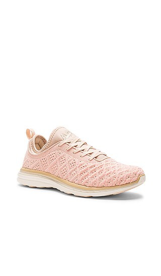 APL: Athletic Propulsion Labs TechLoom Phantom Sneaker in Blush & Cream from Revolve.com | Revolve Clothing (Global)