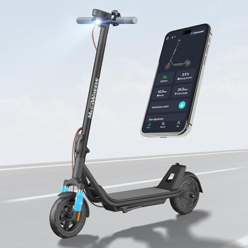 MEGAWHEELS Electric Scooter,Electric Scooter Adults with Front Suspension,8.5in Solid Tires,300W ... | Amazon (US)