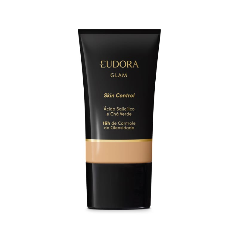 Base Líquida Glam Skin Control Cor 25 30ml | Eudora (BR)