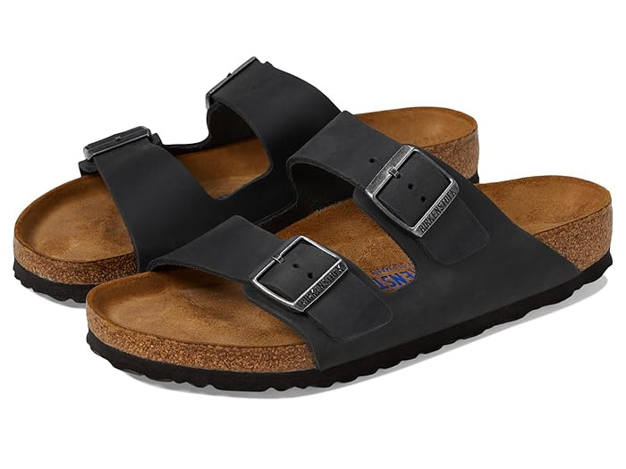 Unisex Birkenstock Arizona Soft Footbed - Oiled Leather (Unisex) | Zappos.com