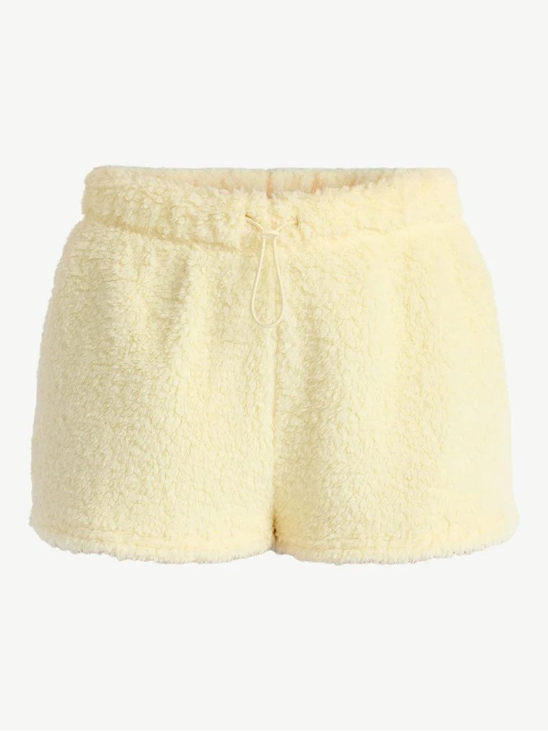 No Boundaries Plush Bungee Cord Shorts, Women's | Walmart (US)