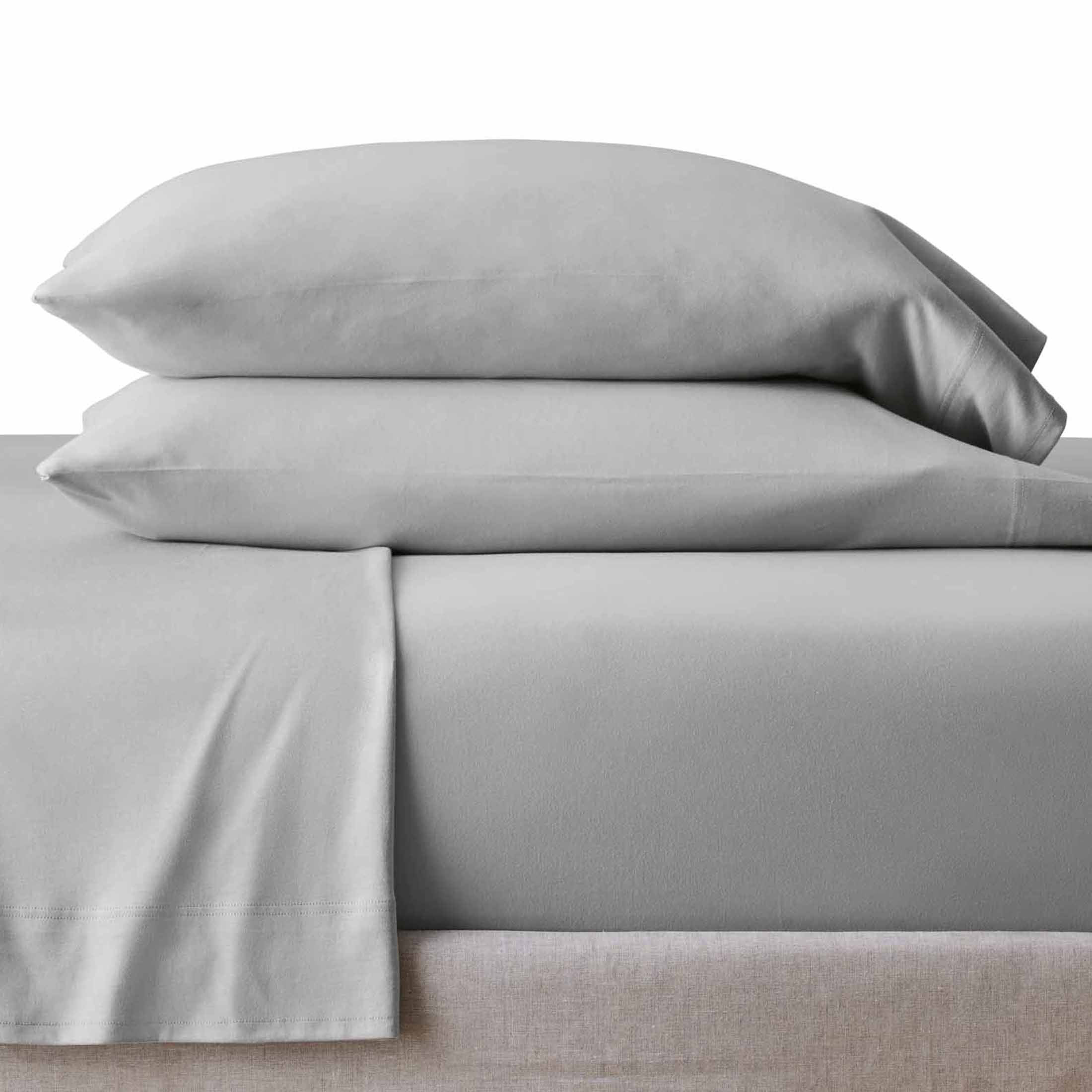 Better Homes & Gardens 4-Piece Soft Silver Adult Jersey Sheet Set, Queen | Walmart (US)