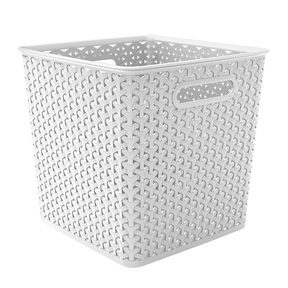 Y-weave basket bin - 11 - White - Room Essentials | Target