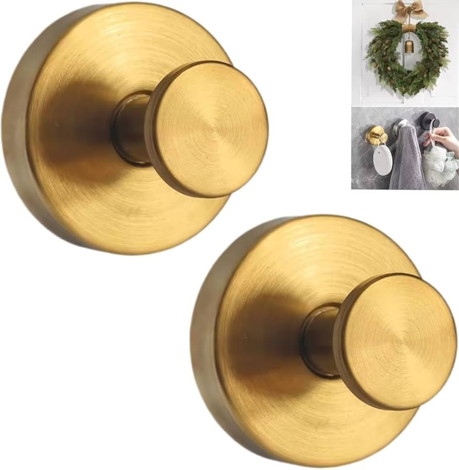 YUANQIAN 2025 Upgraded Suction Cup Hooks, Metal Towel Hooks for Window Bathroom Mirrors, Stainles... | Amazon (US)