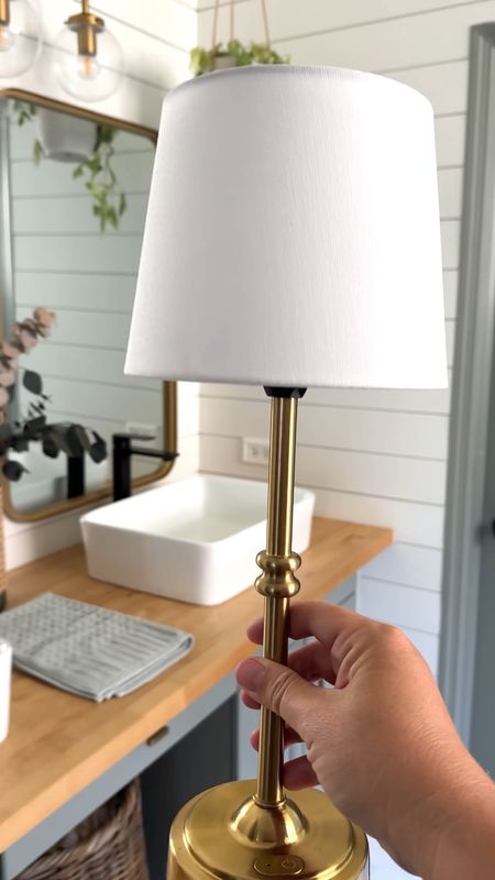 My favorite little cordless lamp! Love using it as a prettier nightlight, outside on my patio, and on my kitchen and bathroom counters. Comes in gold, silver and black.😍

#LTKfindsunder50 #LTKVideo #LTKhome