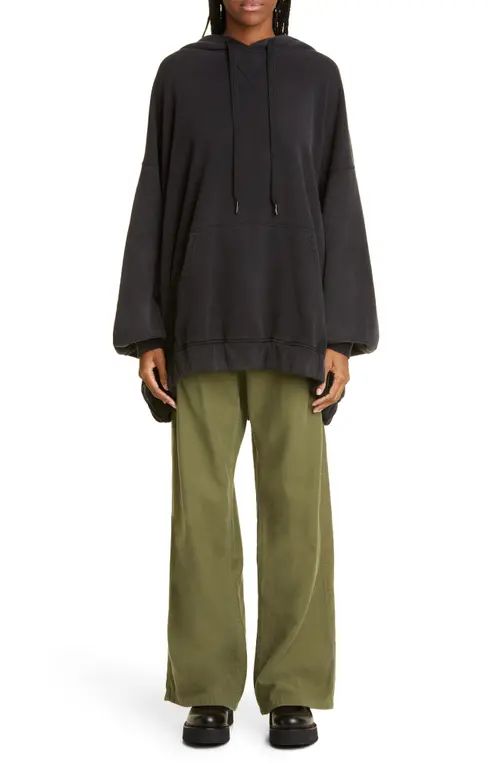 R13 Women's Oversize Cotton Hoodie in Black at Nordstrom, Size X-Small | Nordstrom