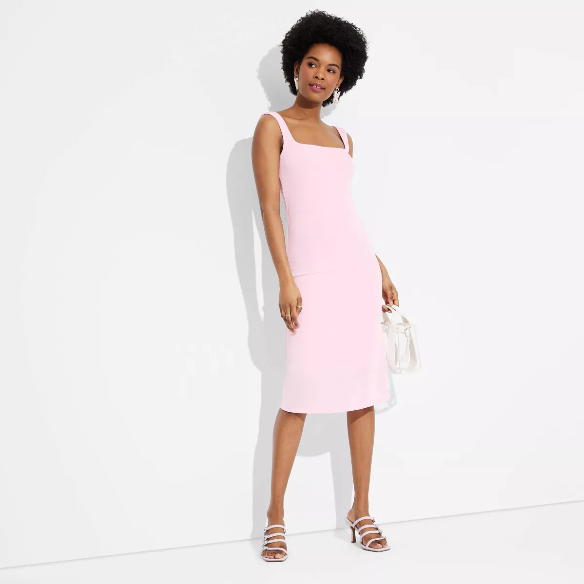 Women's Square Neck Midi Dress - Wild Fable™ | Target