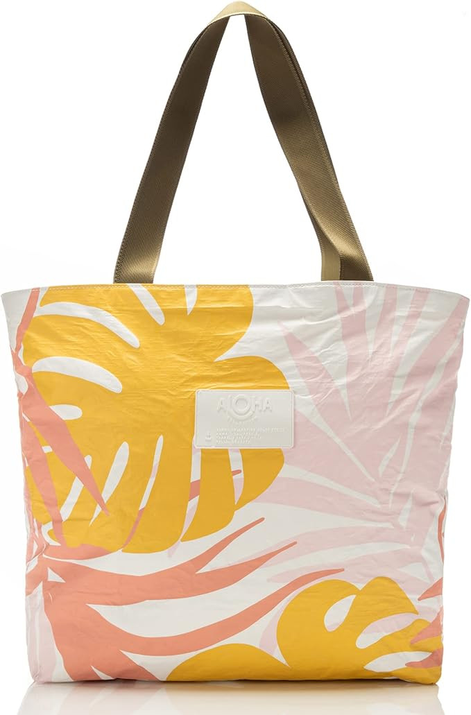 ALOHA Collection Tote | Lightweight, Packable, and Splash-Proof Beach Tote Bag | Easy to Clean | Amazon (US)