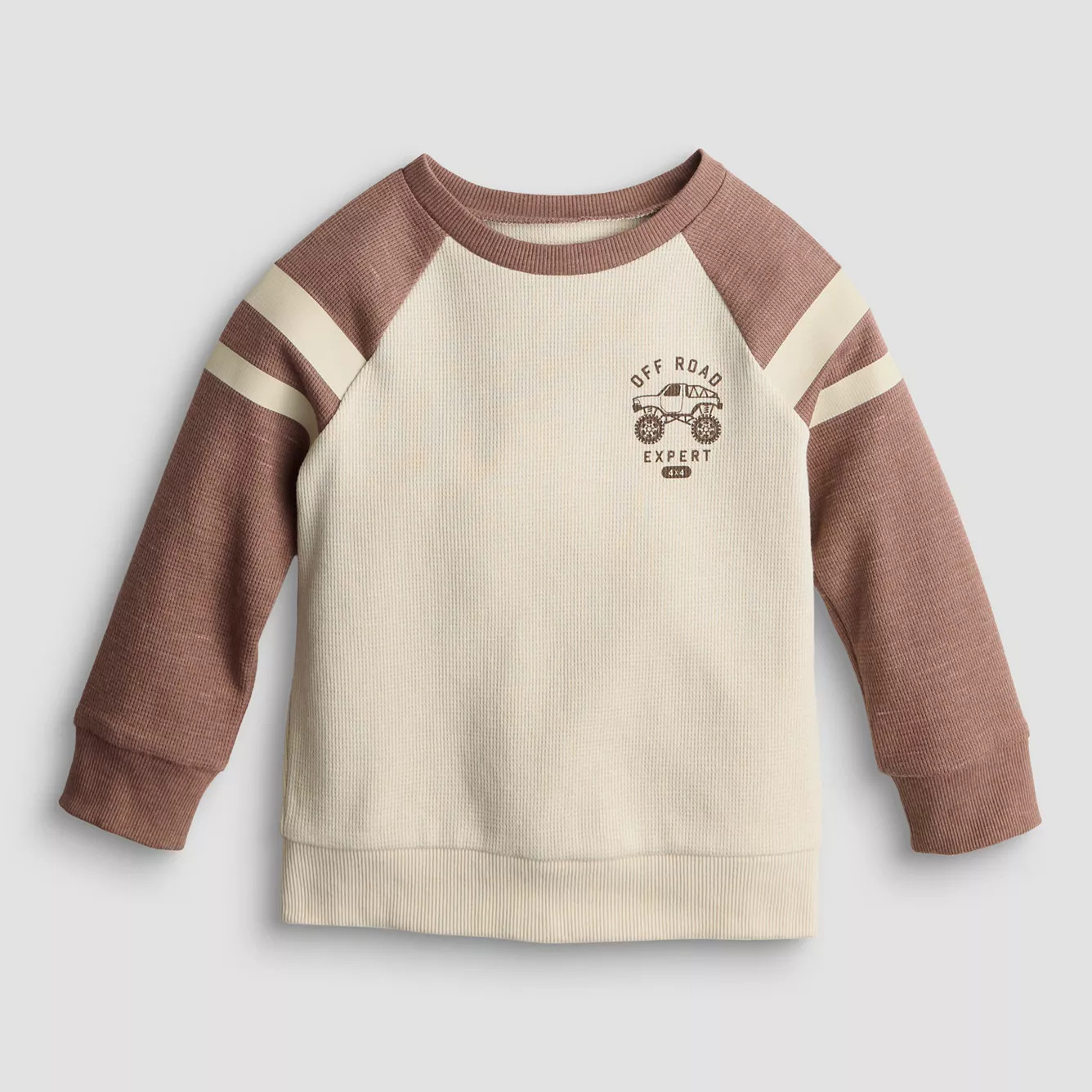 Baby & Toddler Boy Jumping Beans\u00ae Relaxed Thermal Crew Shirt | Kohl's
