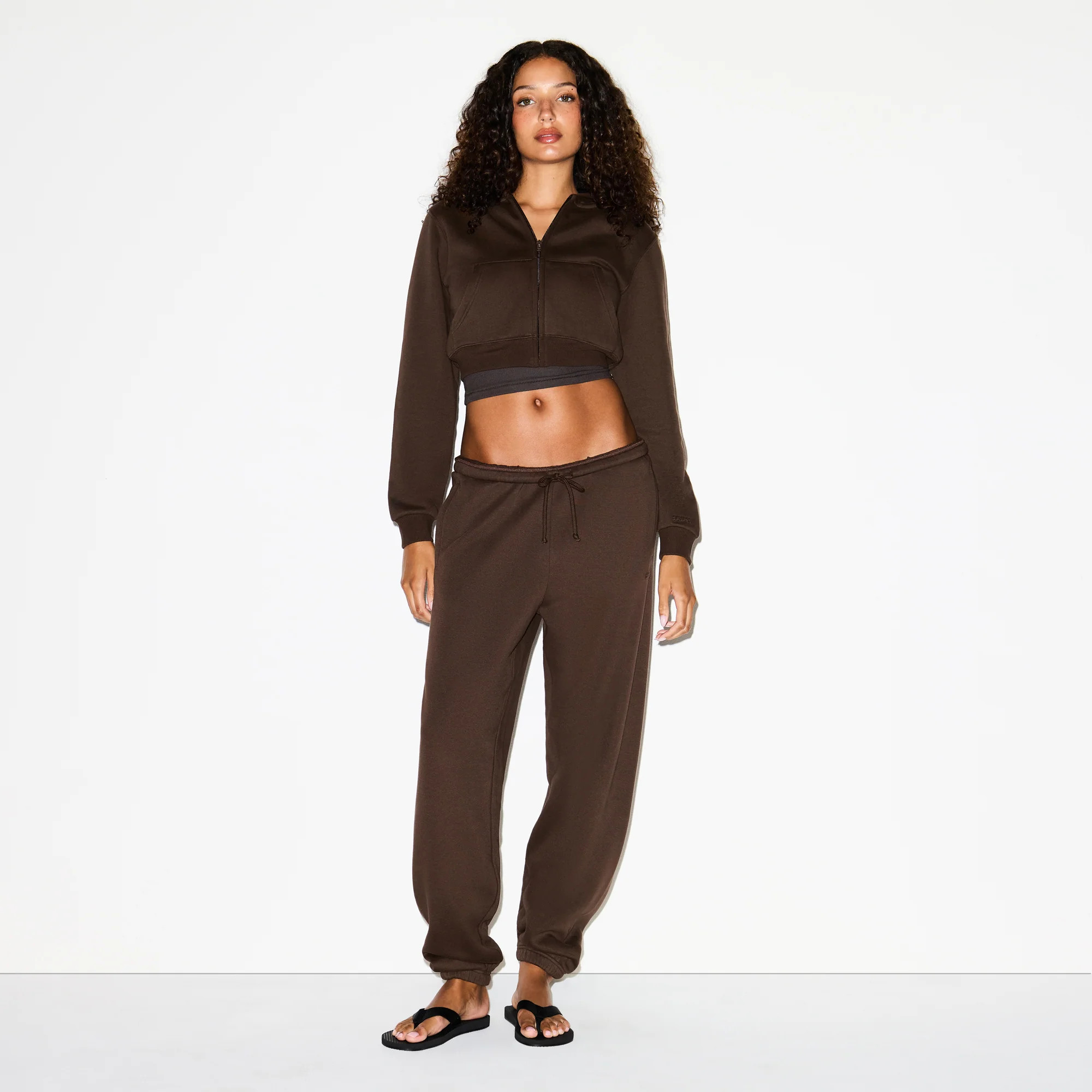 SKIMS Classic Jogger Pants | Deep Neutral | 2XL | Cotton Fleece | SKIMS (US)