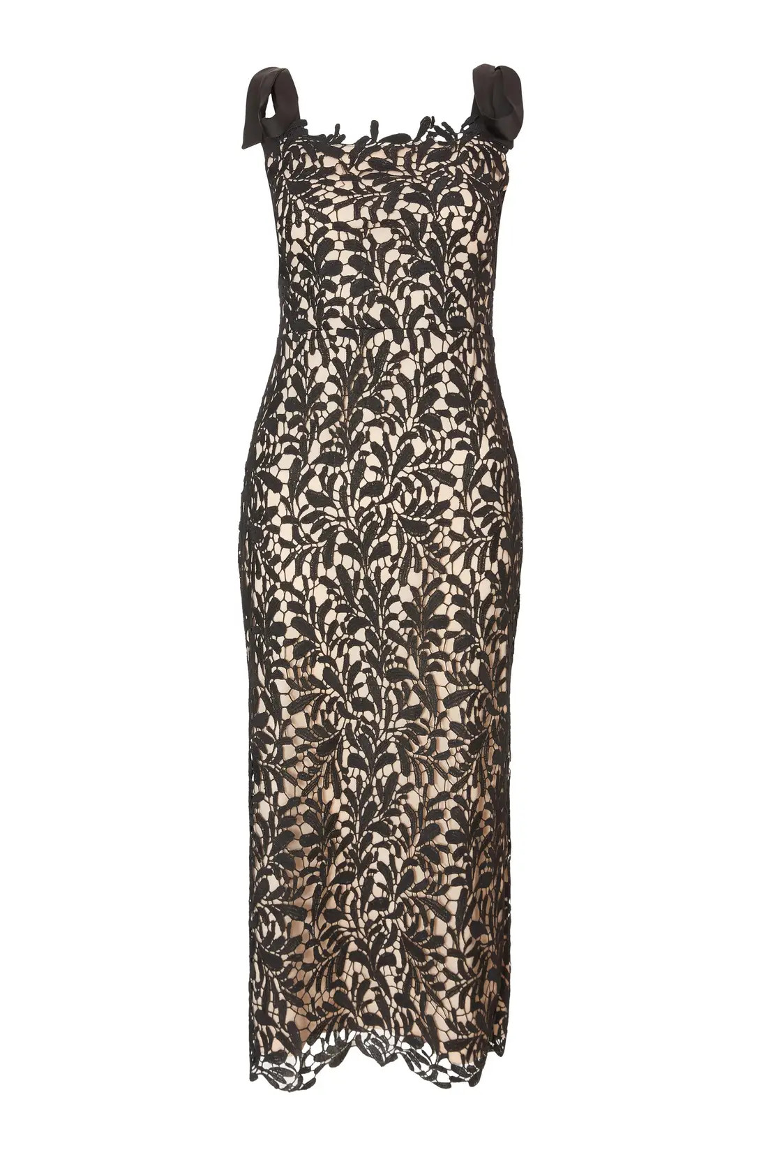 Dresses | Black Crochet Lace Midi Dress | Quiz | Debenhams UK