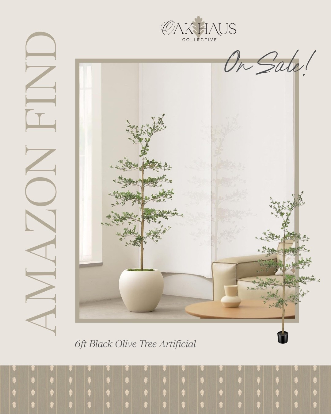 Amazon Find, Sale, Artificial, Tree, Interior, Design, Plant, Modern, Home, Decor

#LTKHome #LTKActive #LTKSaleAlert