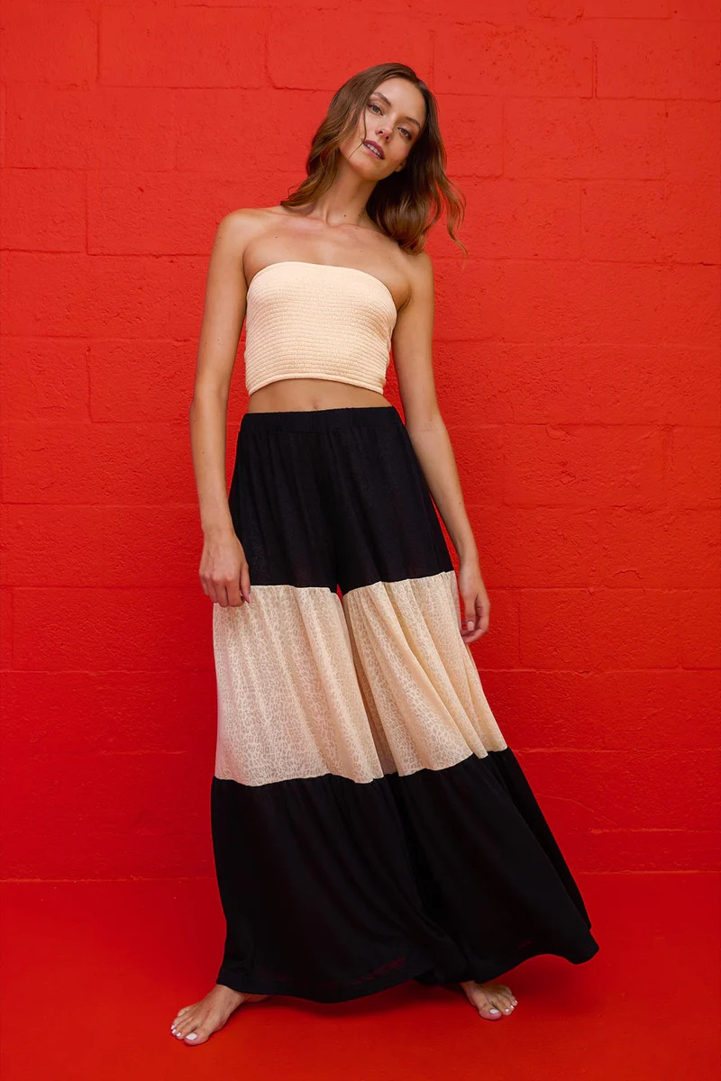 Colorblock Palazzo Pants | Pitusa